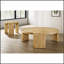 Table basse ronde en bois de 40 po Kepler