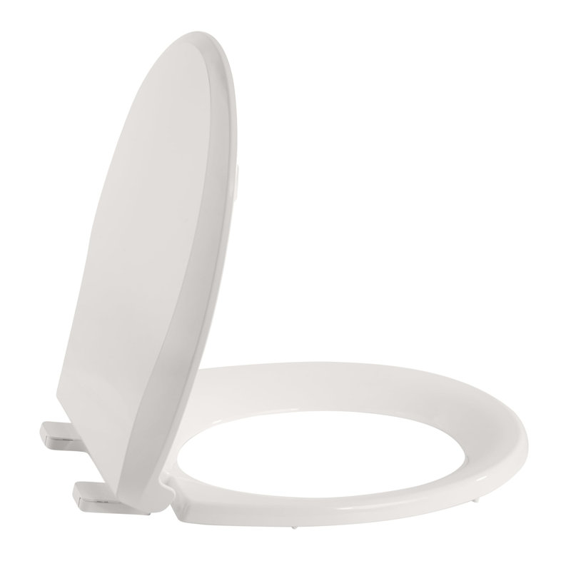 Toilet Seat, Sturdy Elongated Toilet Seat With Soft Close Mechanism - Effortless Installation And Cleaning, Gray