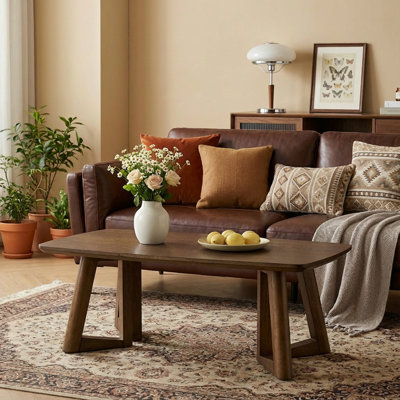 Table basse en bois massif