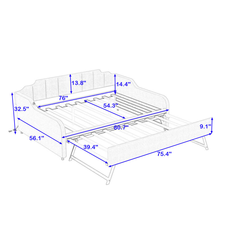 Innes Upholstered Daybed