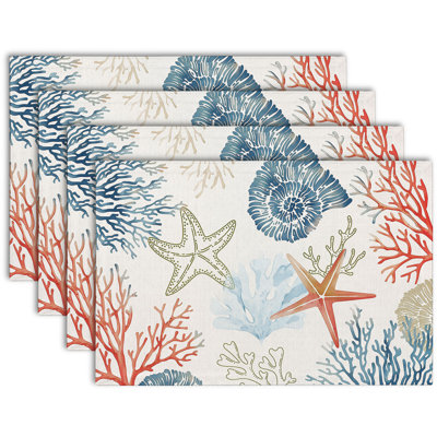 Rectangle Polyester Dining Table Placemat