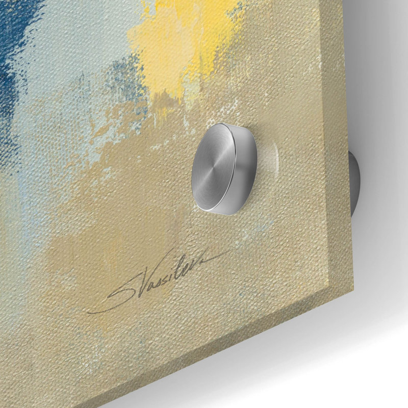  «Lemons From The South 1» par Silvia Vassileva, art mural en verre acrylique, 24 po x 24 po, H 24 po x l 24 po