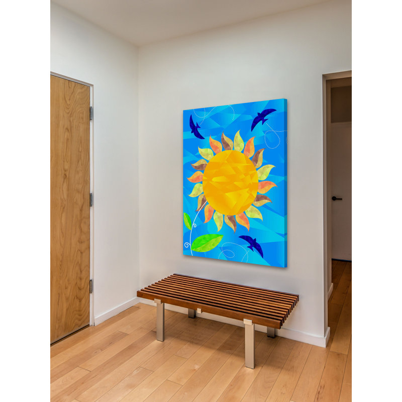 « tournesol », art sur toile