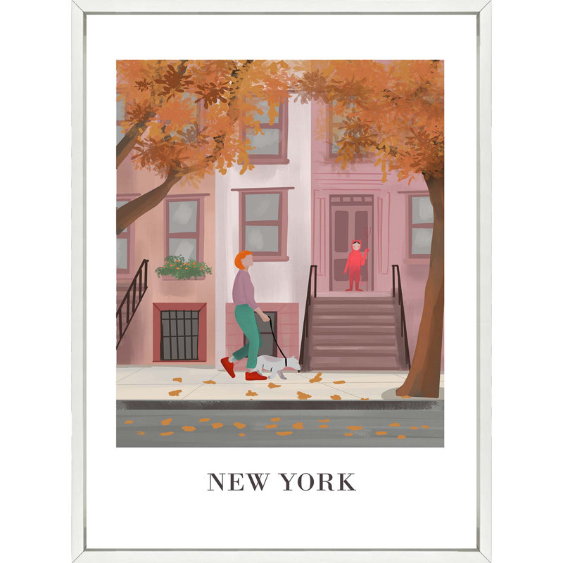 Affiche de voyage New York - encadrée, Small