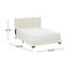 Lit tapissier standard Burlwood