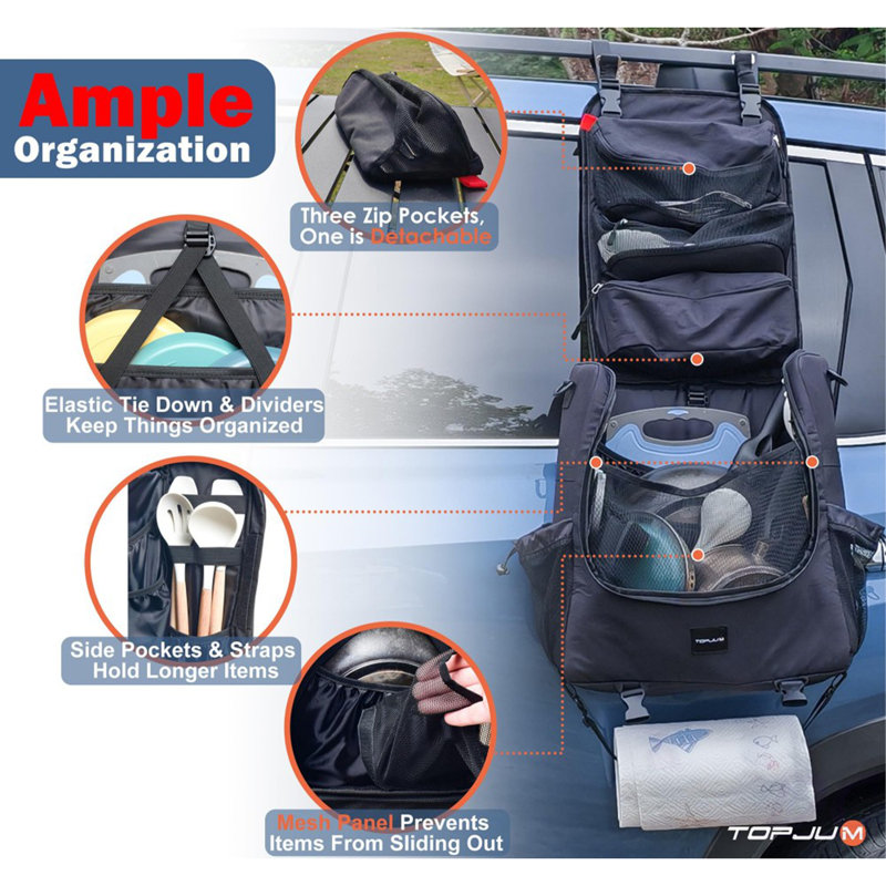 Camp Cooking Tools Storage Caddy Bag