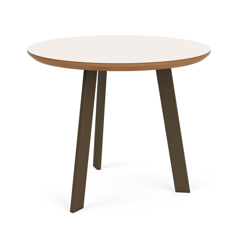Table de bout Waterfall, Blanc nuage, Bronze