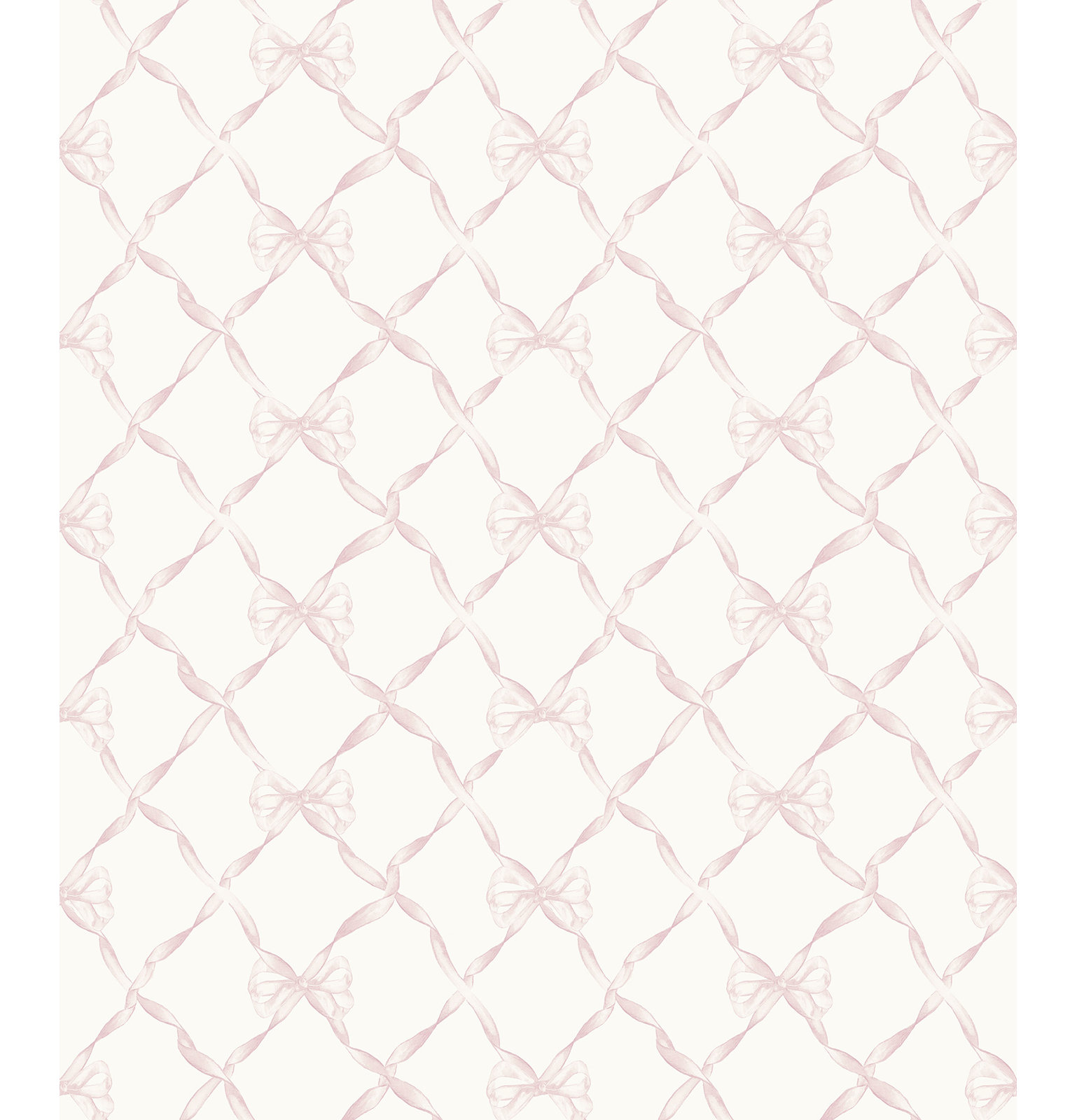 Baby Bow Self-Adhesive Wallpaper, Pink