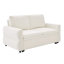 Causeuse-lit en chenille 62,75 po avec dossier réglable et ports USB Darya-128837910