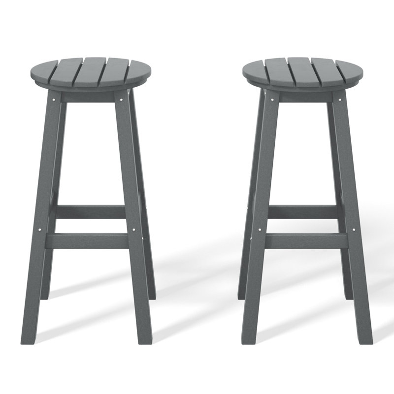 Tabouret de bar 29 po (ensemble de 2), Gris