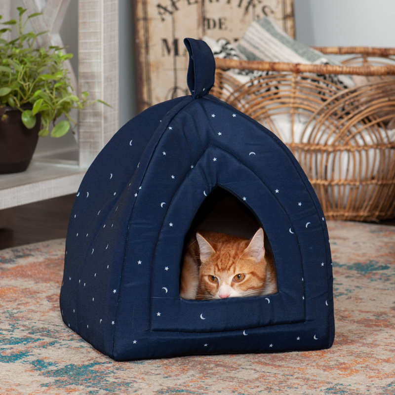 FurHaven Decorator Tent Pet Bed, Night Sky