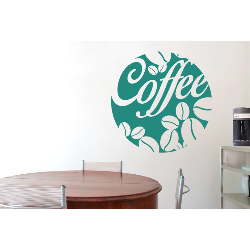 Food & Beverage Wall Decal, Aqua Green
