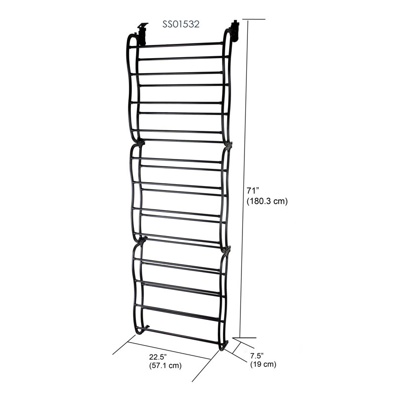 36 Pair Overdoor Shoe Organizer