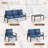 7 Person Outdoor sofa set Aluminum Patio Conversation Set with Coffee Table-1377308492-1377308490