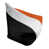 Noir / blanc / orange sélectionné
