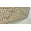 Tapis ivoire / gris acier en coton tissé à plat à la main Bester-24597982