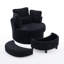 Swivel Armchair with Footstool-262025177