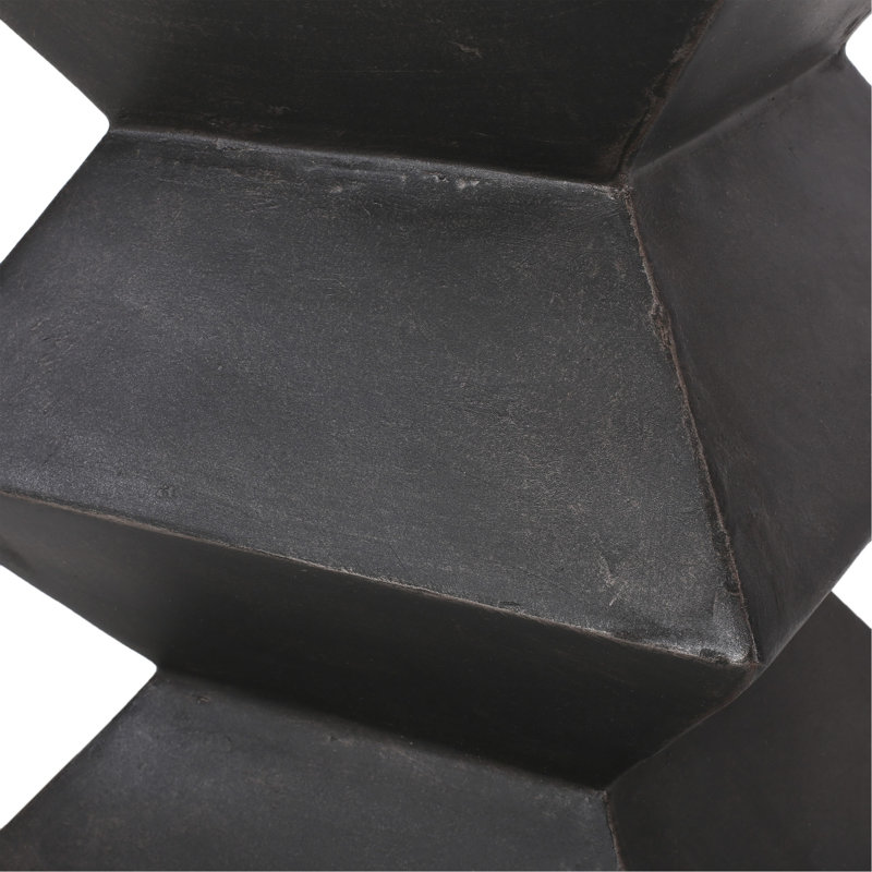 Table d'appoint d'extérieur en béton léger, table de bout MGO