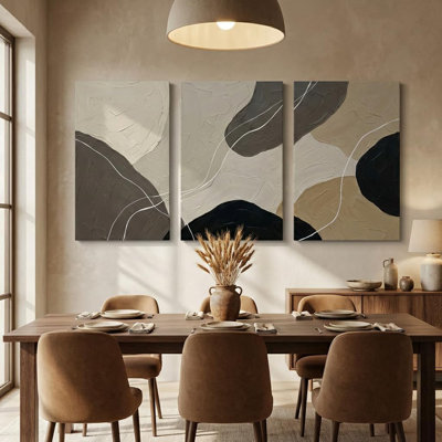 3 Piece Wrapped Canvas Wall Art