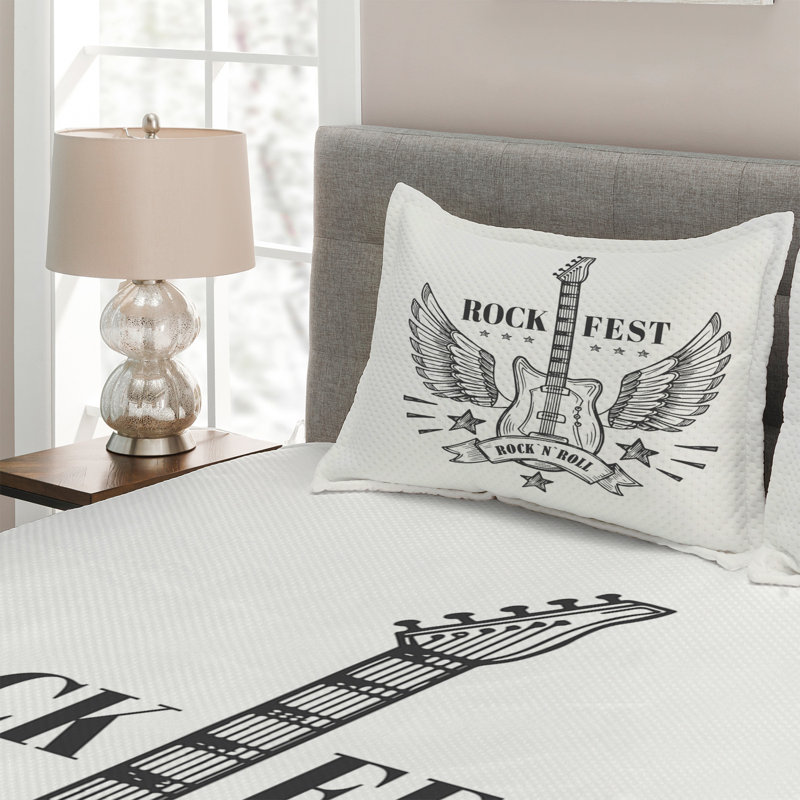 Coverlet, King Bedspread + 2 Shams