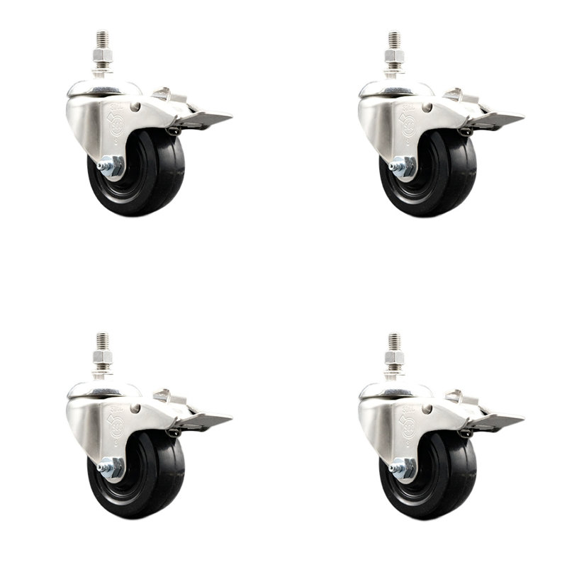 Soft Rubber Casters