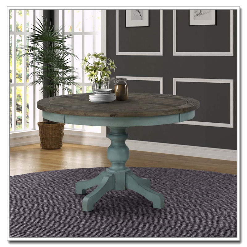 Round  Dining Table, Brown