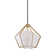 This Pendant Is In A Gold Finish. The Frame Is Made Out Of Aluminum, And It Comes With A Frosted Glass Shade. The Adjustable Cord Link Makes This Fixture Suitable For Most Ceiling Heights.