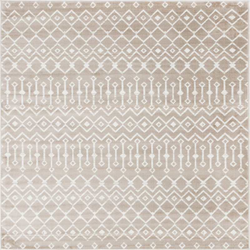 Ontonagon Geometric Indoor Rug, Square 7'10"
