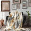 Beige subtil - couverture sherpa de qualité supérieure 1 pièce-101983730