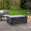 Himanshu Rectangle Aluminium Propane Smokeless Fire Pit Table-625503669
