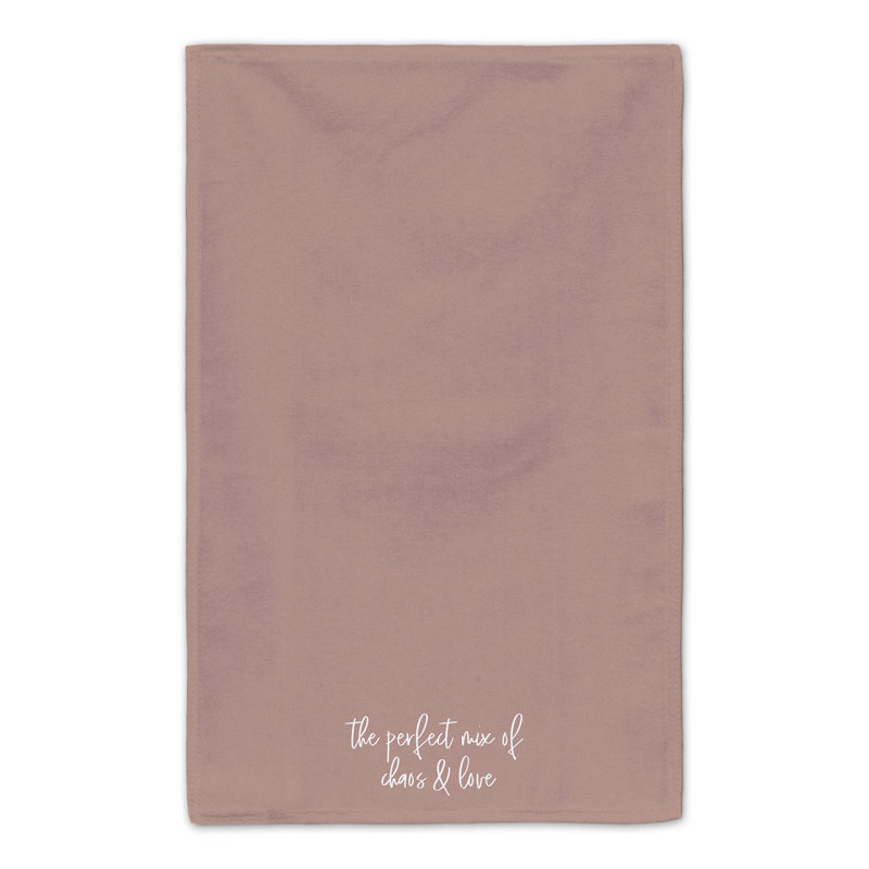 Cotton Floral Tea Towel Kitchen Towel, Red