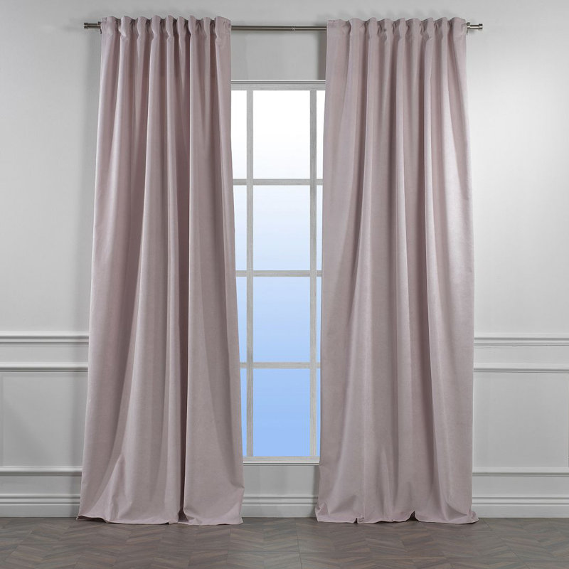 Blackout Curtain Single Panel, 325cm H x 140cm W, Sky