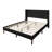 Velvet Platform Wingback Bed-1377122124-1377122162