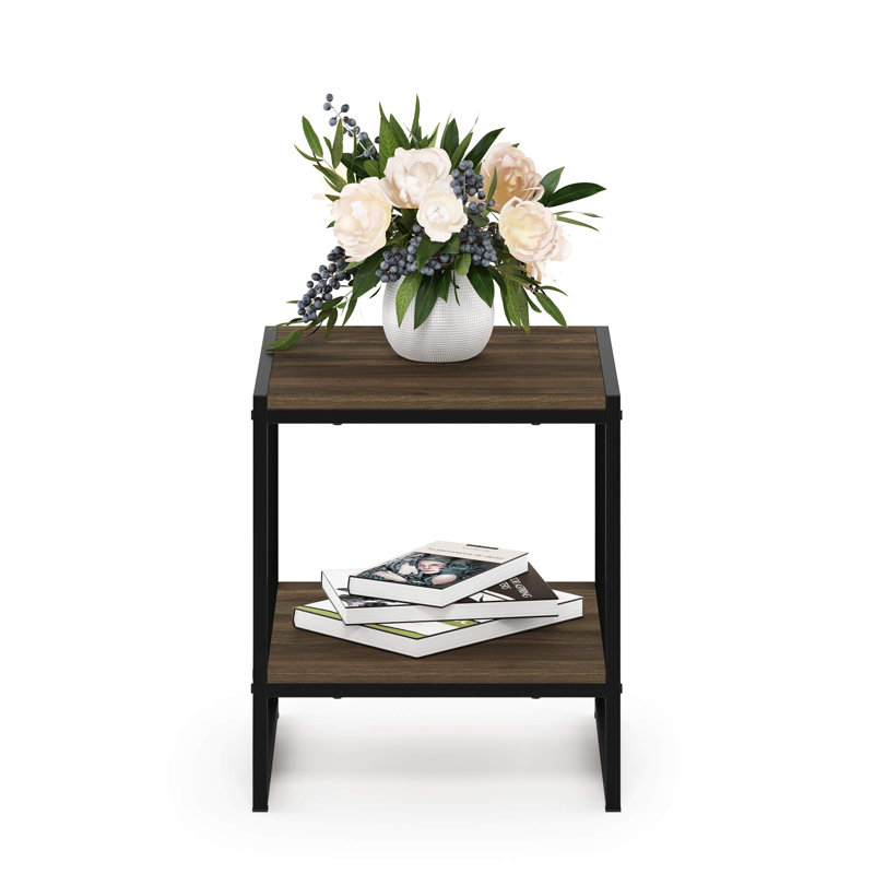 Schkyra End Table, Columbia Walnut