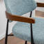 Tabouret de comptoir rembourré avec accoudoirs Devane-123161738