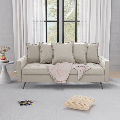 Antonucci 70" Velvet Square Arm Sofa