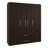 Stained Walnut 4-door Wardrobe