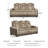 86'' Faux Leather Power Reclining Sofa-1573261925-1573261924