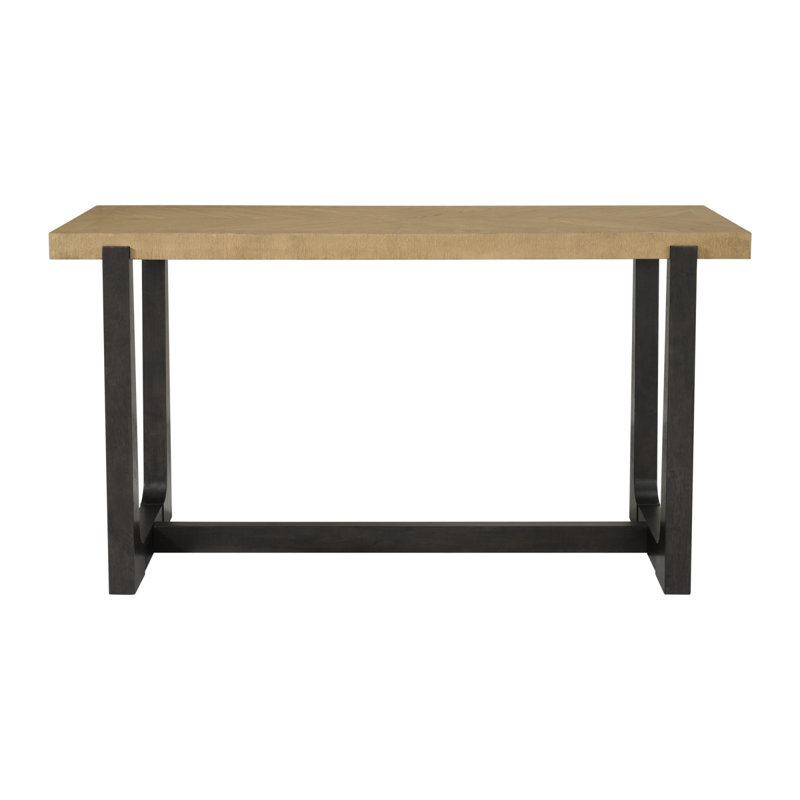 Table carrée et caramel
