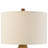 Gee 23 Inch Table Lamp Set Of 2, Ivory Drum Shade, Tan Geometric Pot Base