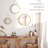 Ensemble de 3 miroirs muraux en bois Loon Peak®