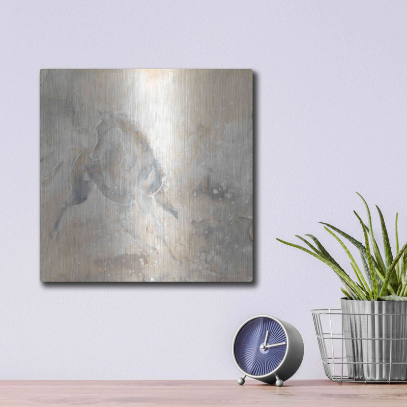«Gray Horse I» par Chris Paschke, H 12 po x l 12 po
