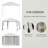 Outsunny 10' x 10' Pop Up Canopy Tent with Netting, Instant Gazebo, Ez up Screen House Room with Carry Bag, Height Adjustable, for Outdoor, Garden, Patio