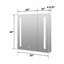 30 Inch H Recessed or Surface LED Mirror Cabinet With Defogger And Adjustable Shelves-1075900863-1075884439