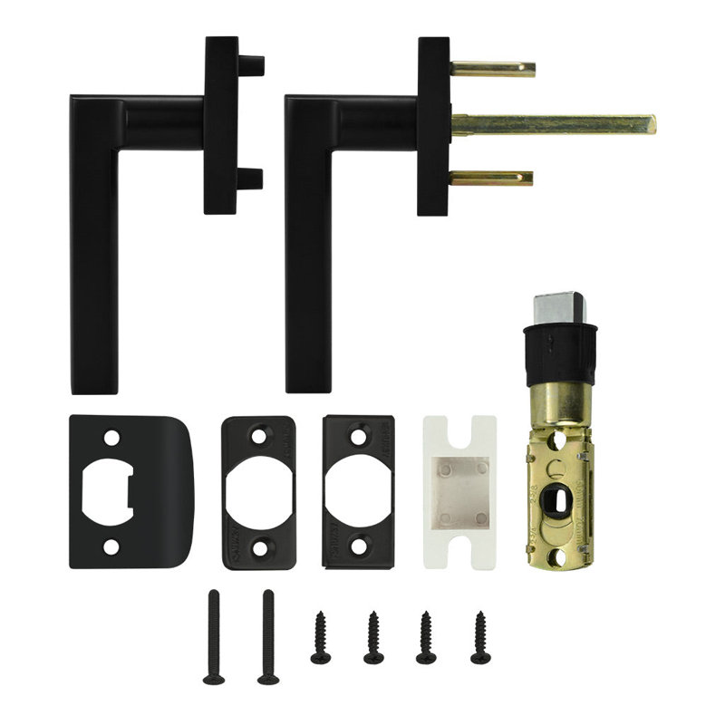 Matte Black Passage (Hall & Closet) Door Lever