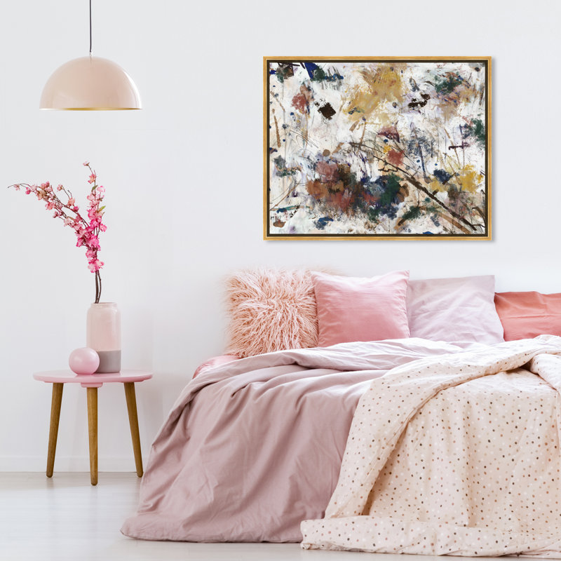 Elegant Bold Paint Splatters Print by Oliver Gal, 24" H x 30" W, Wrapped Canvas
