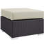 Repose-pieds d'extérieur avec coussin Convene-581812251