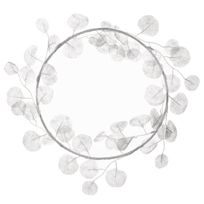 Faux Polyester 35cm Wreath