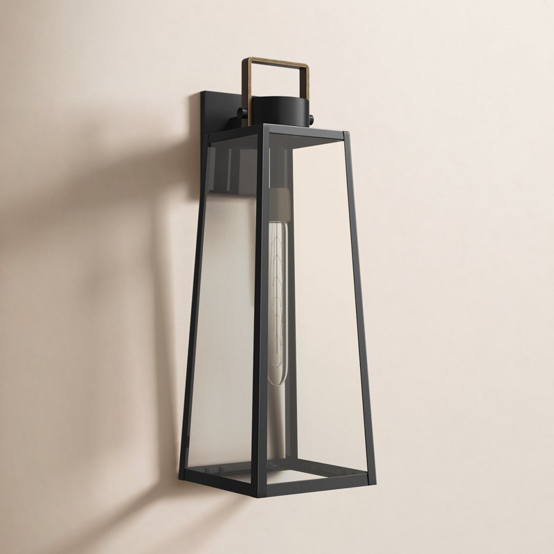 Kiwa Wall Light, Black, 25" H x 8.5" W x 9.2" D