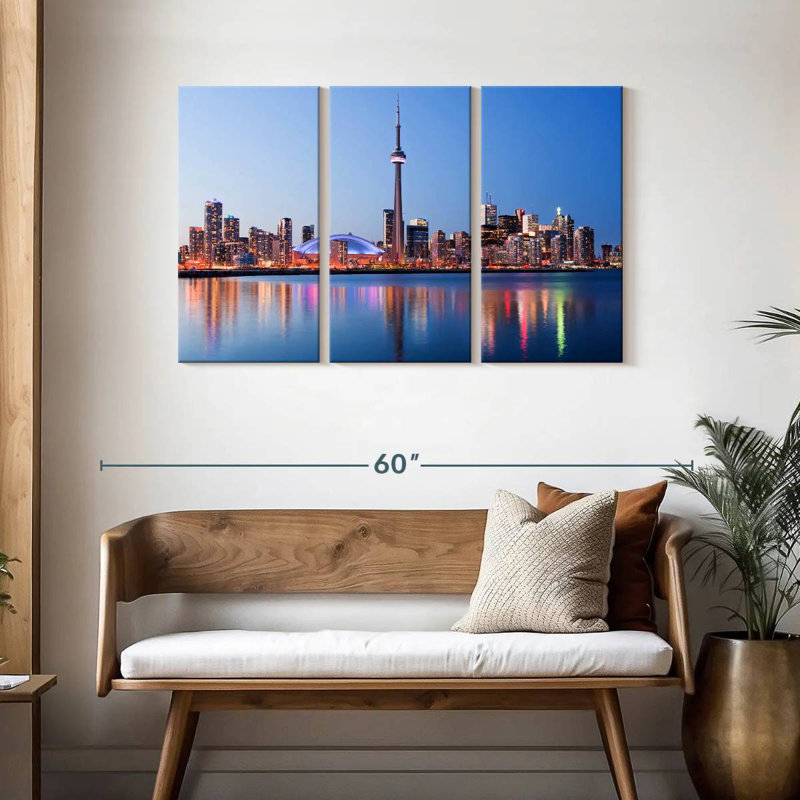 Rorry Toronto Skyline, 28" H x 45" W
